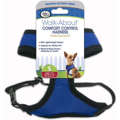 Four Paws Comfort Control Harness - Blue