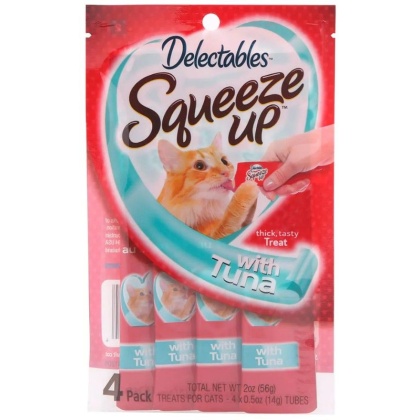 Hartz Delectables Squeeze Up Cat Treat - Tuna