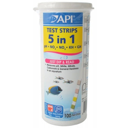 API 5 in 1 Aquarium Test Strips