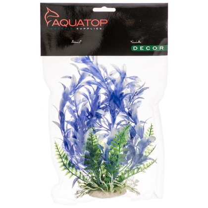 Aquatop Bacopa Aquarium Plant - Blue & White