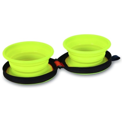 Petmate Silicone Travel Duo Bowl Medium