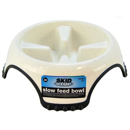 JW Pet Skid Stop Slow Feed Bowl