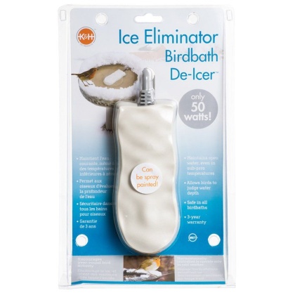 K & H Bird Bath De-Icer - Super Ice Eliminator