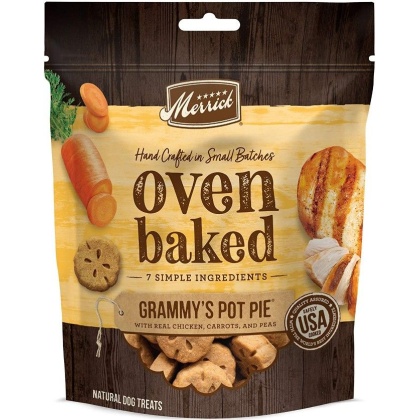 Merrick Oven Baked Grammys Pot Pie Natural Dog Treats