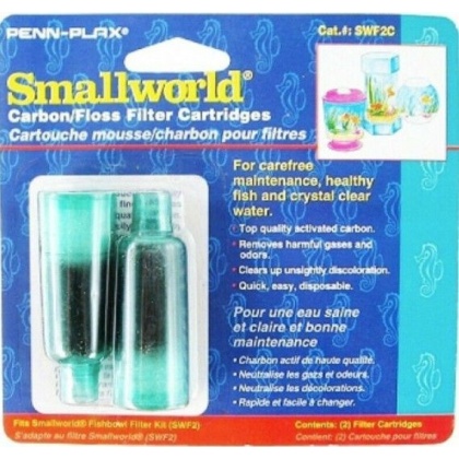 Penn Plax Smallworld Carbon/Floss Filter Cartridges