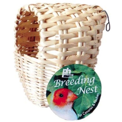 Prevue Parakeet All Natural Fiber Covered Bamboo Nest