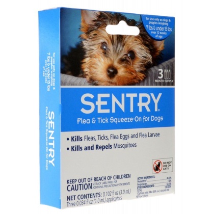 Sentry Flea & Tick Squeeze-On for Dogs