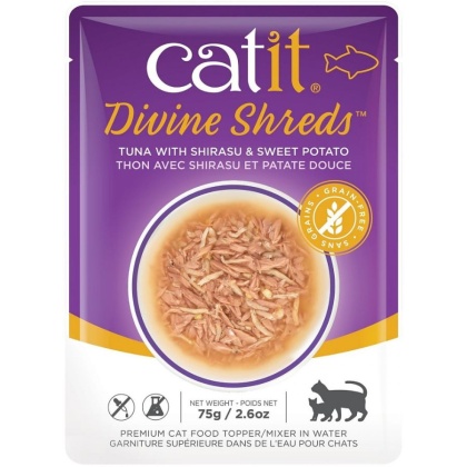 Catit Divine Shreds Tuna with Shirasu and Sweet Potato