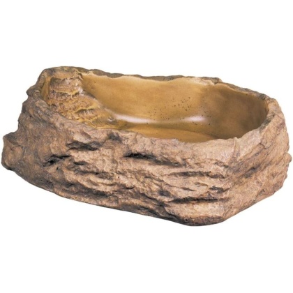 Exo-Terra Granite Rock Reptile Water Dish