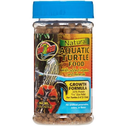 Zoo Med Natural Aquatic Turtle Food - Growth Formula Pellets