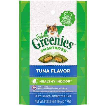 Greenies SmartBites Healthy Indoor Tuna Flavor Cat Treats