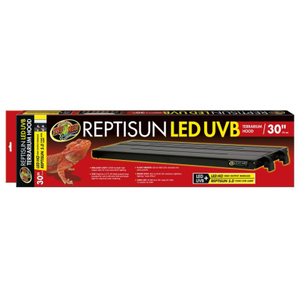 Zoo Med Reptisun LED UVB High Output Terrarium Hood